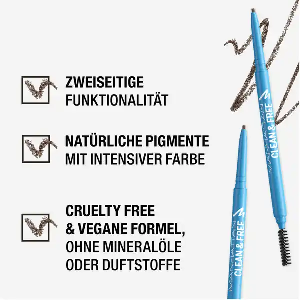Clean & Free Brow Definer 005 Chocolate