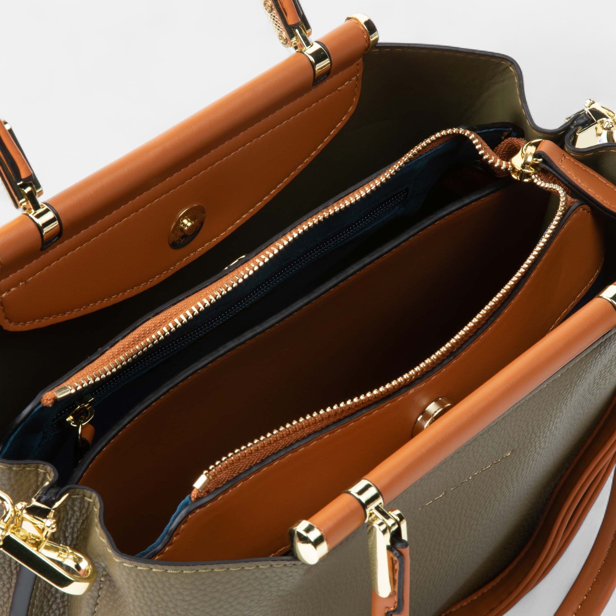 Sac à main kaki