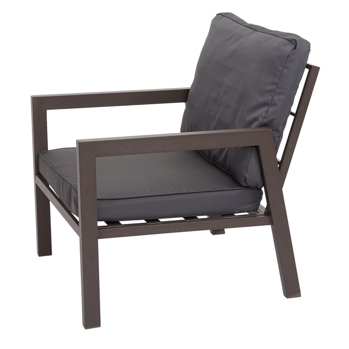 Garnitur MCW-L64, Gartenlounge Gartengarnitur Lounge-Set Sitzgruppe Sofa, Metall ~ Polster grau