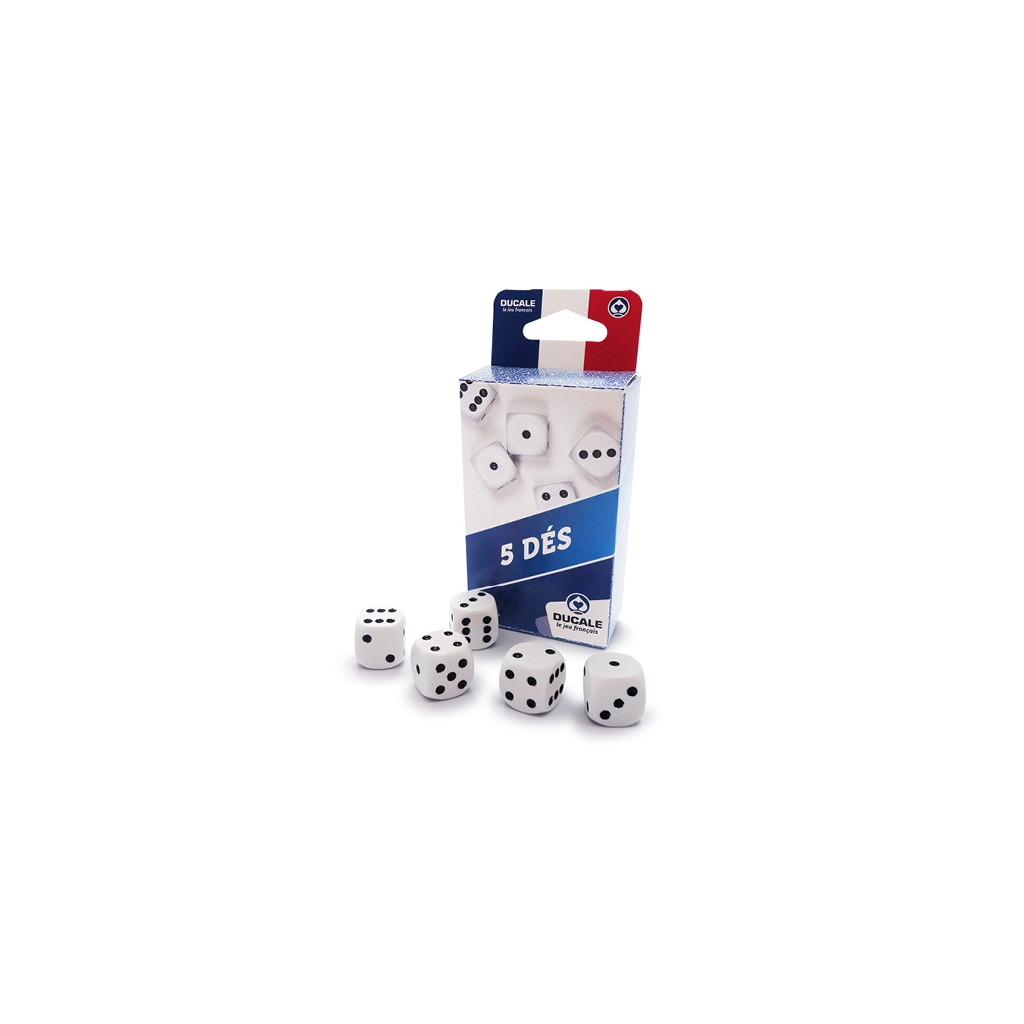 Yam's : Boite de 5 dés 18 mm