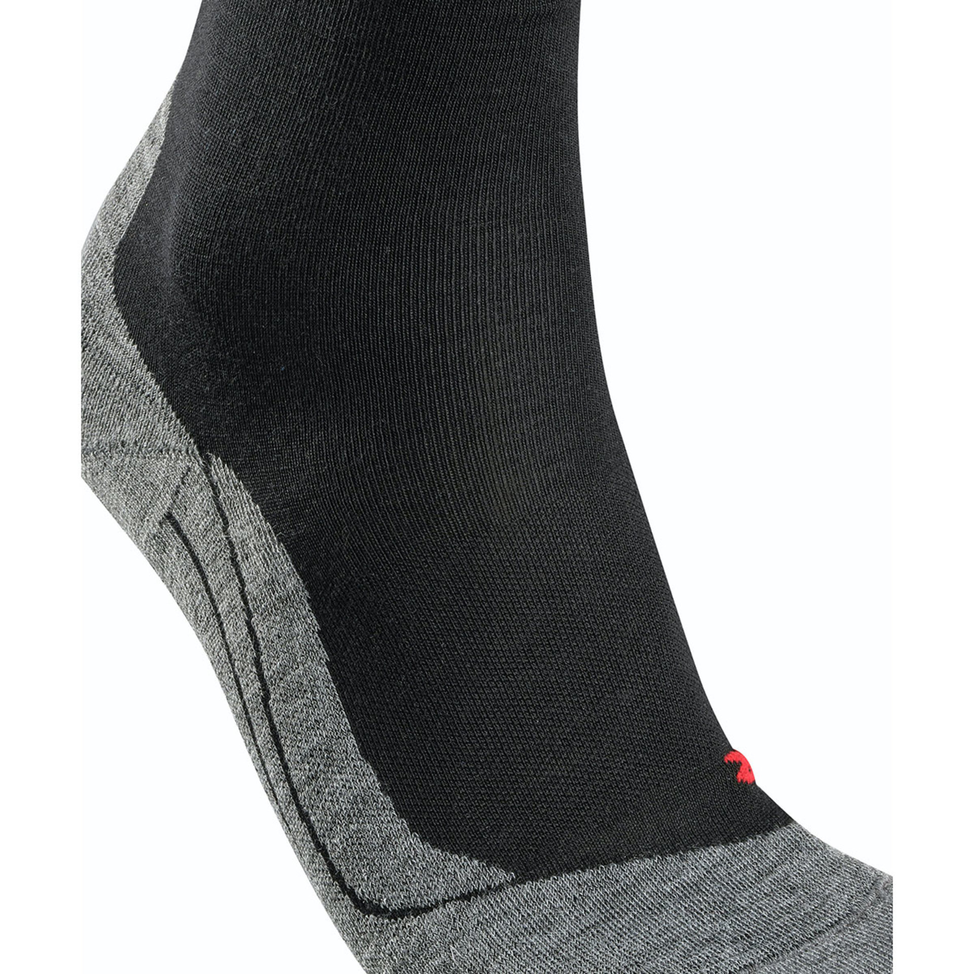 Falke RU4 Wool Hardloopsokken Zwart/Grijs Heren
