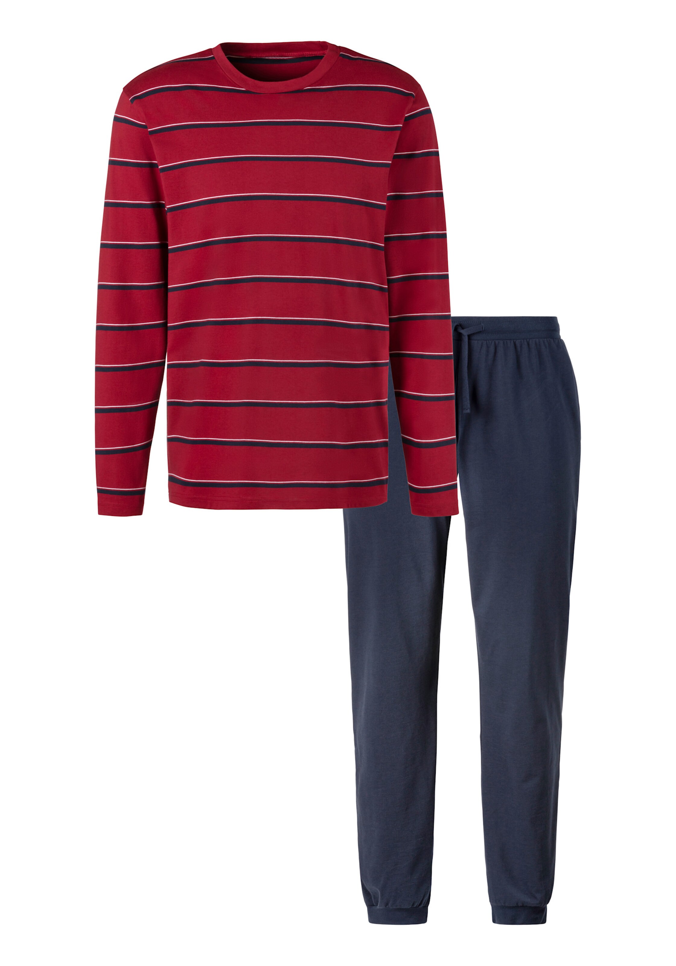 H.I.S Pyjama in rot-navy