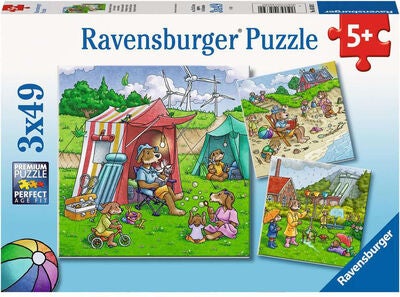 Ravensburger Puslespill Renewable energies 3x49 Brikker
