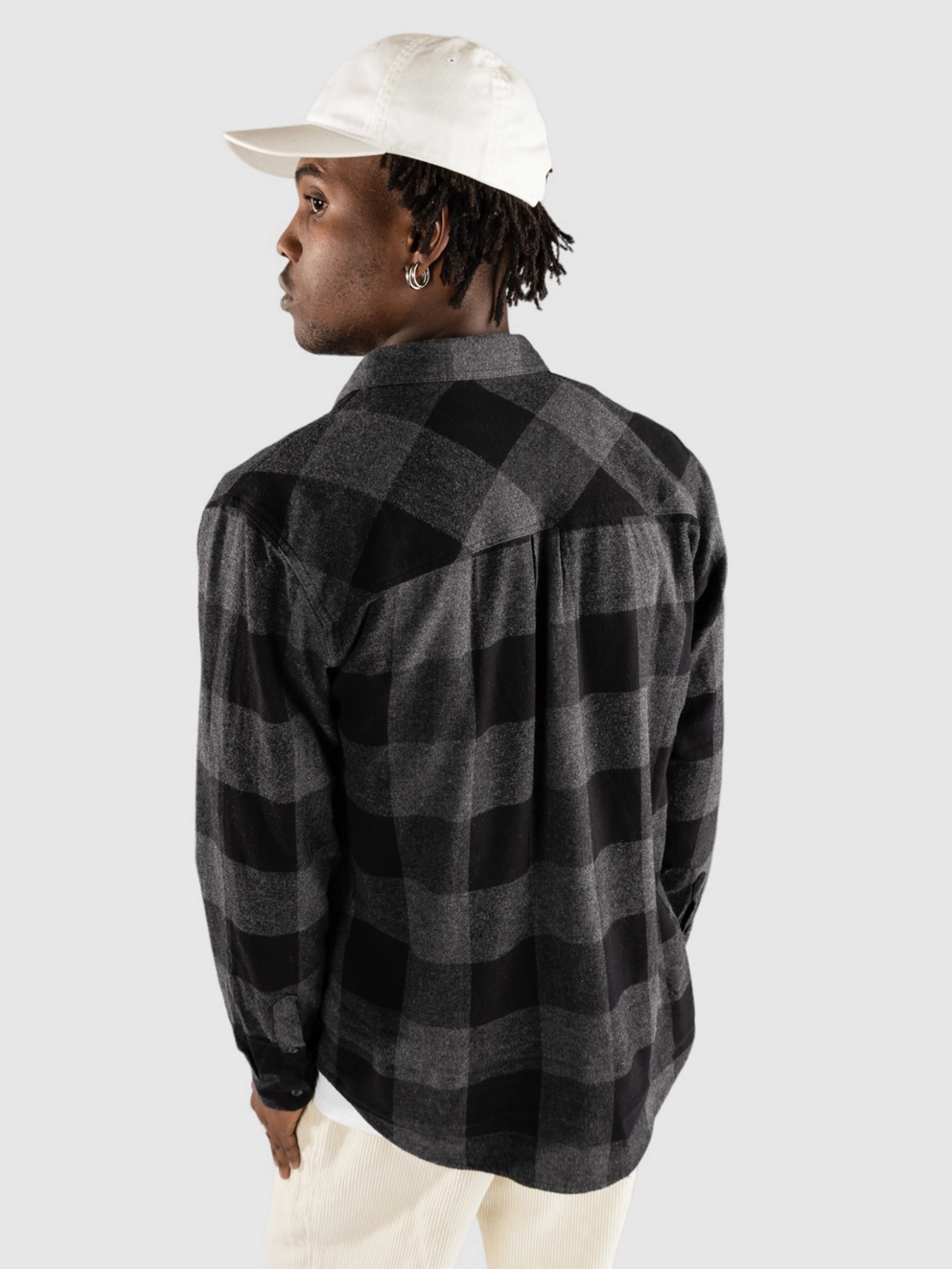 Dravus Travis Flannel Shirt grey/black