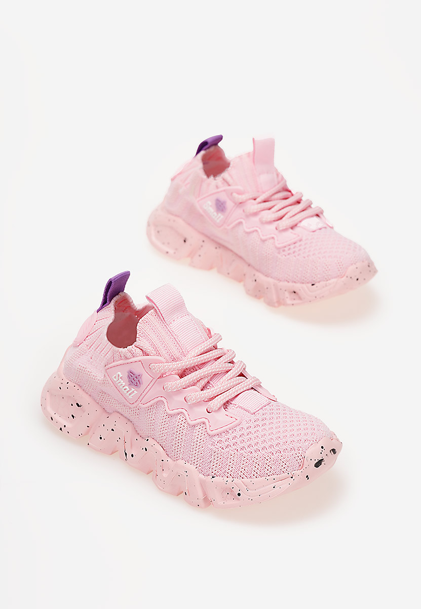 Chaussures de sport pour filles roses Easy B