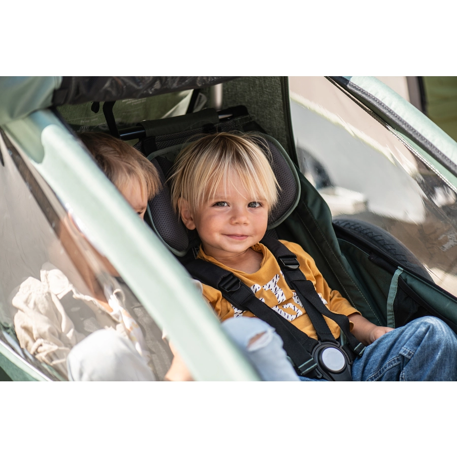 CROOZER Kinderfahrradanhänger Kid Vaaya 2 Jungle green