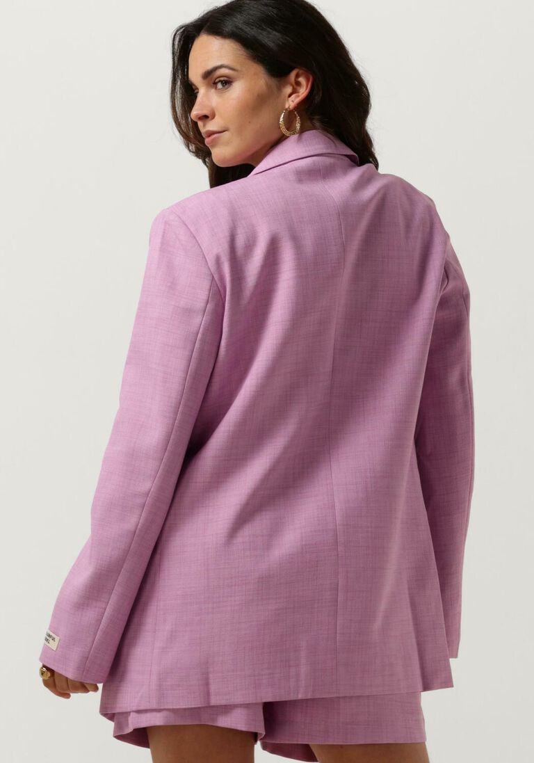 COLOURFUL REBEL roze colourful rebel blazer gemma single breasted blazer