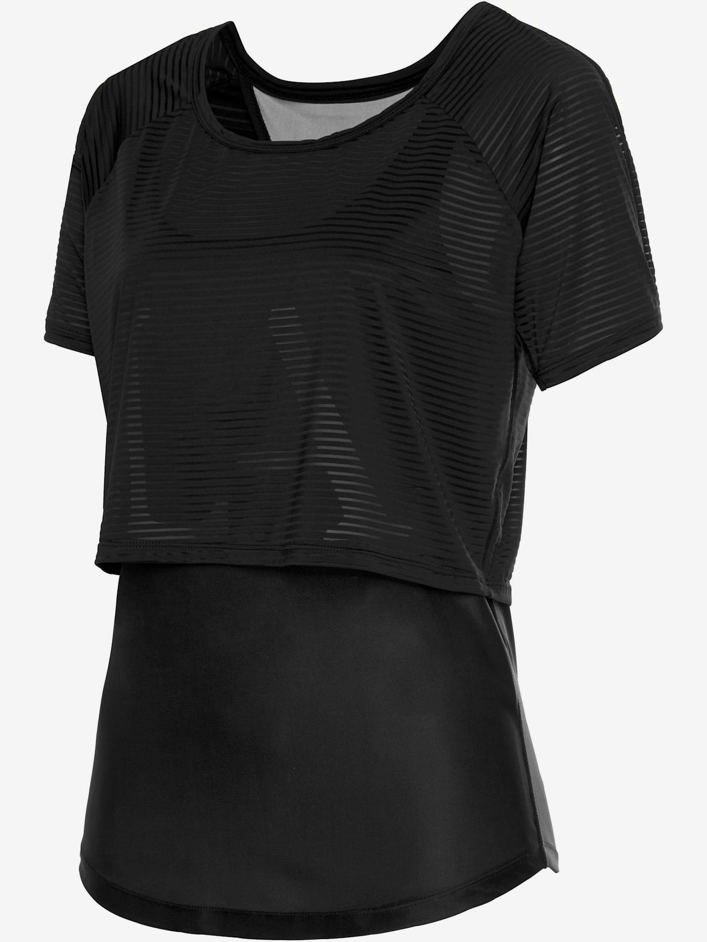 T-shirt d'extérieur t-shirt performance doublé