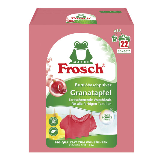 Frosch Bunt-Waschpulver Granatapfel 1,45KG 22WL