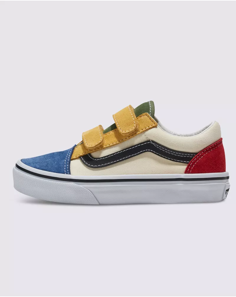 Kids Old Skool V Color Block Shoe