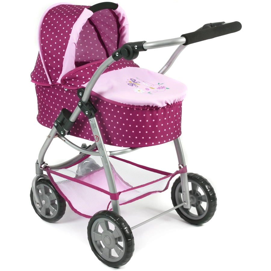 BAYER CHIC 2000 3 in 1 Kombi EMOTION ALL IN dots brombeere
