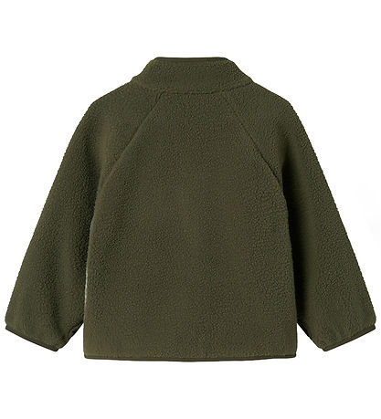Name It Fleecejacke - Teddy - NmmBuster - Dusty Olive