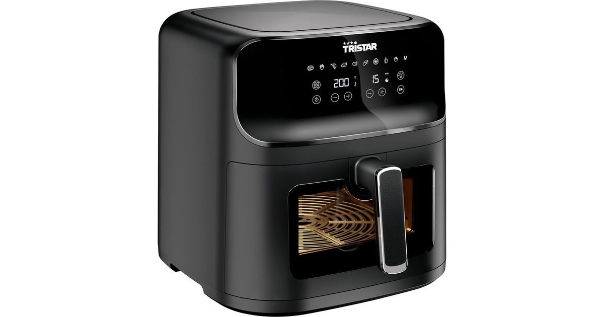 TristarAirfryer FR-9039 heteluchtfriteuse  (Zwart, 1.6 kg | 7.5 liter)