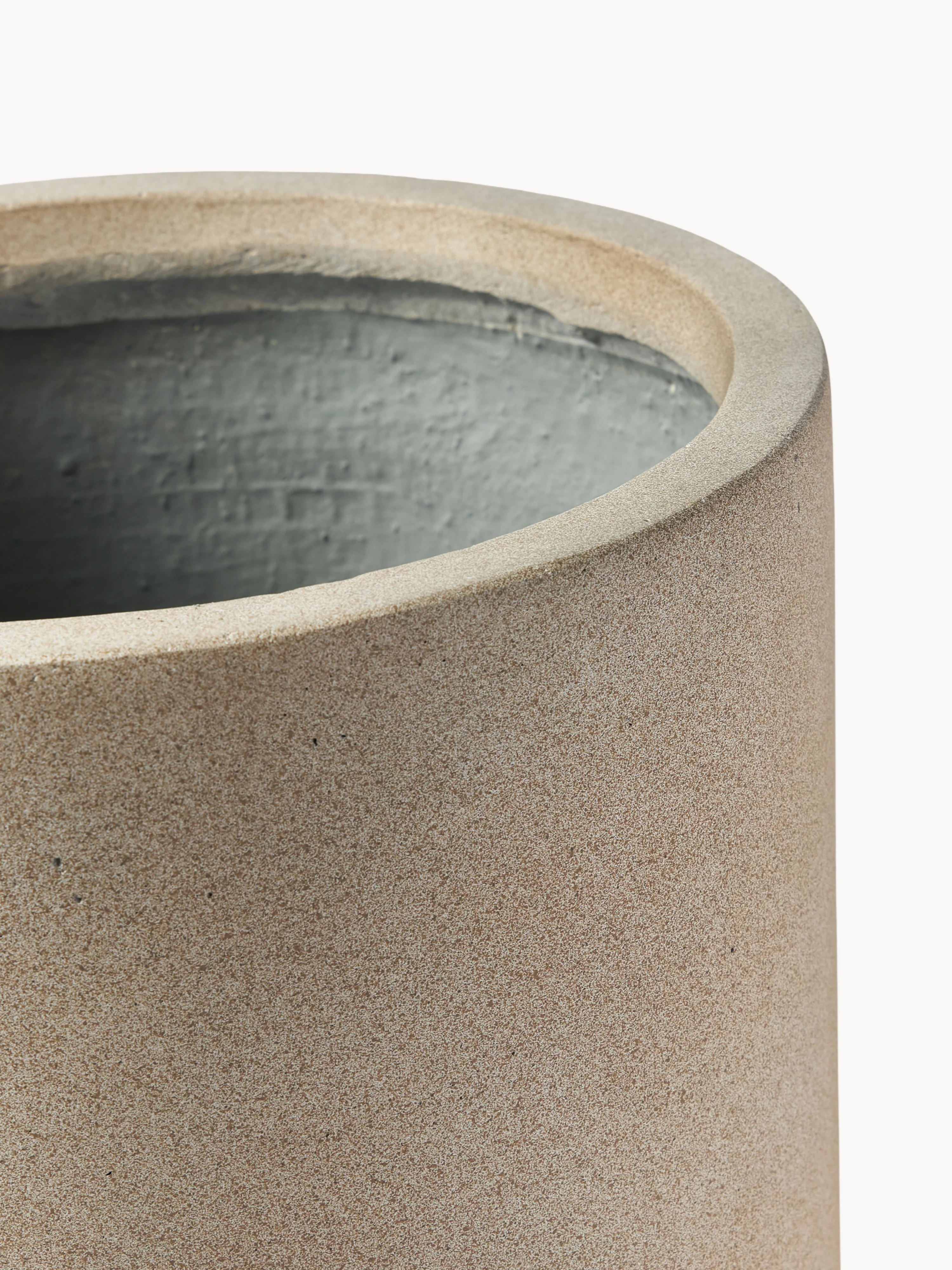 Outdoor plantenpot Tuscany van beton, H 40 cm