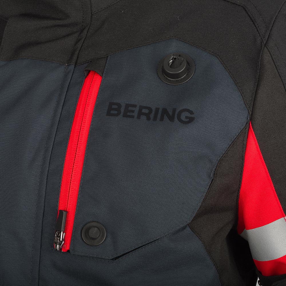 Bering - Veste femme Lady Halifax 17353 Noir / Anthracite / Rouge