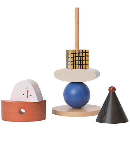 Ferm Living Stableleget?j - Figure Stacking Blocks - Multi