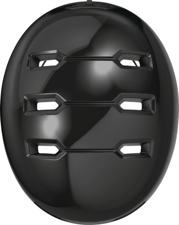 Abus Skurb Kid Cykelhjelm, Shiny Black