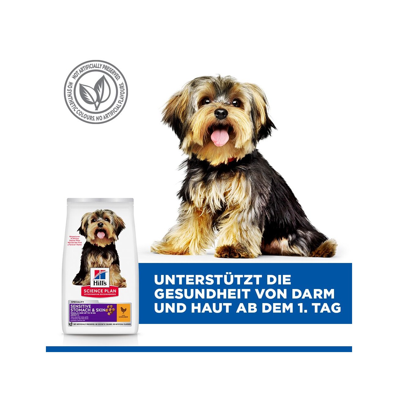 Hill's Science Sensitive & Skin für kleine Hunde 1,5 kg