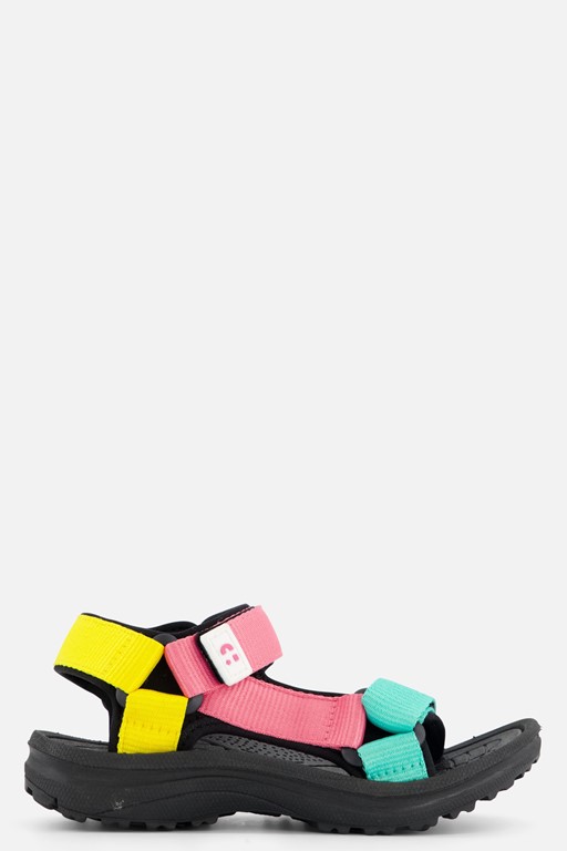 Muyters Sandalen zwart Textiel