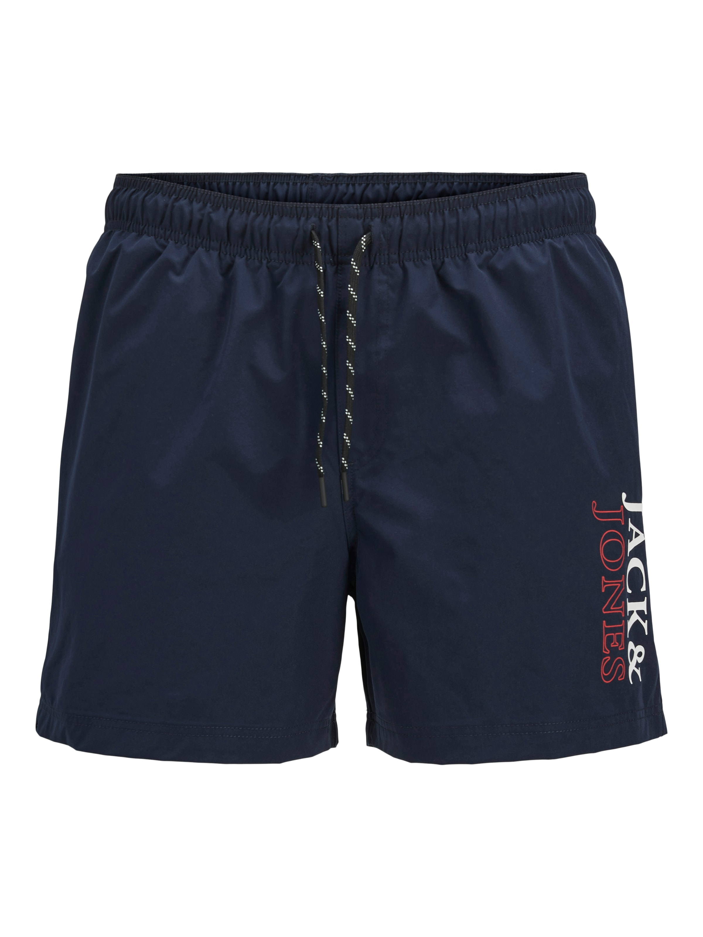 Jack & Jones Badeshorts »JPSTMAUI  Badeshort mit mittlerer Taille und elastischem Bund«, unifarben, modisch, regular fit, Web