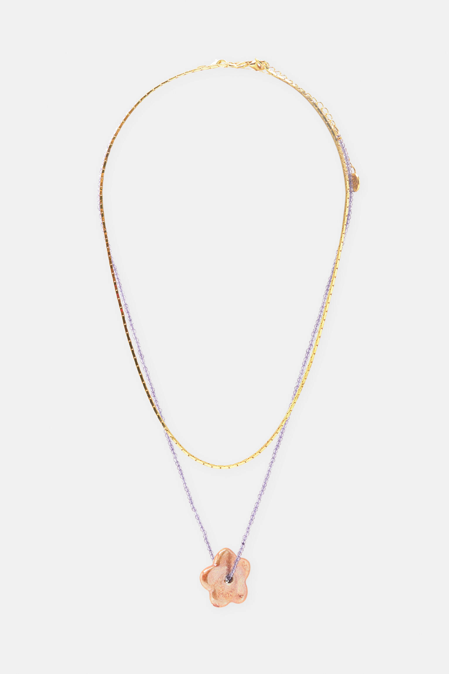 Conjunto de 2 colares de estrela - Lilás