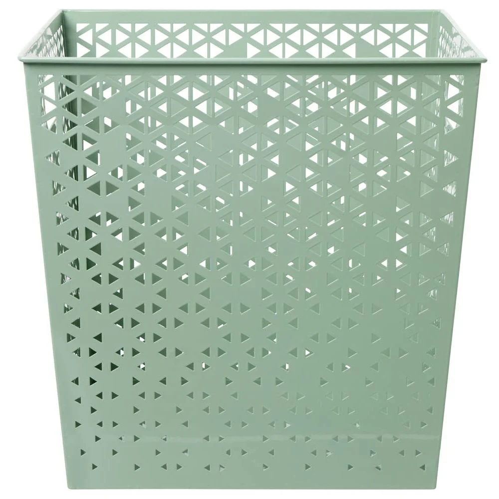 Panière Box Cube 30x30x30cm métal perforé - 3 coloris