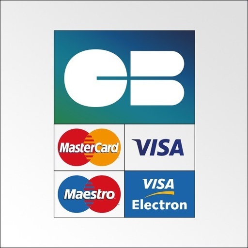 Autocollant - Paiement Carte Bleue accepté - Vinyle souple