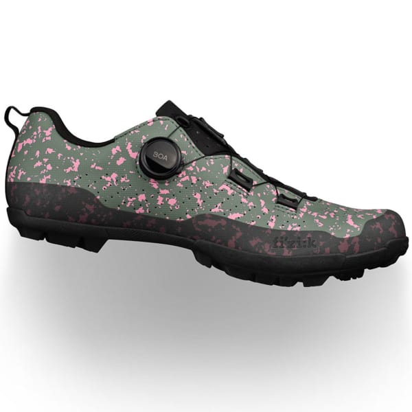 Chaussure VTT automatique FIZIK TERRA ATLAS GREEN/SPLASH PINK