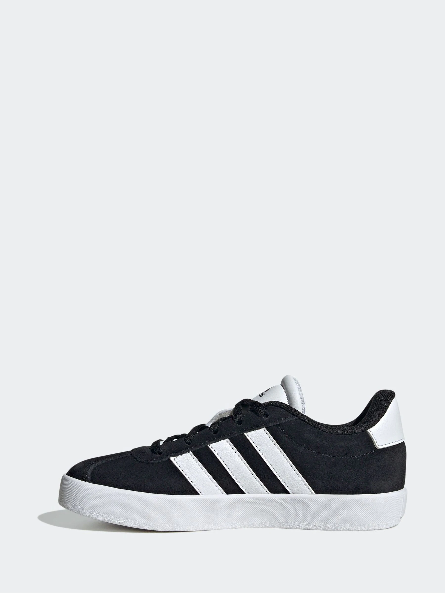 Zwart - adidas Vl Court 3.0 Veterschoenen voor kinderen