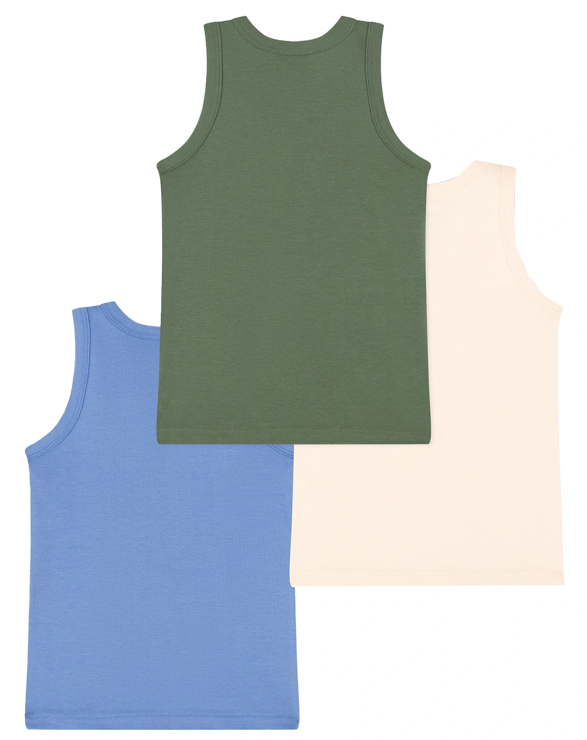 Unterhemd UNI 3er Pack in bunt
