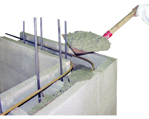 Betonbekistingsblok grijs 50 cm x 17,5 cm x 25 cm (pallet = 55 massieve blokken + 5 eindblokken)