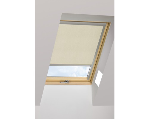 Daglichtrolgordijn FAKRO ARP beige handmatig 55x78 cm (01)