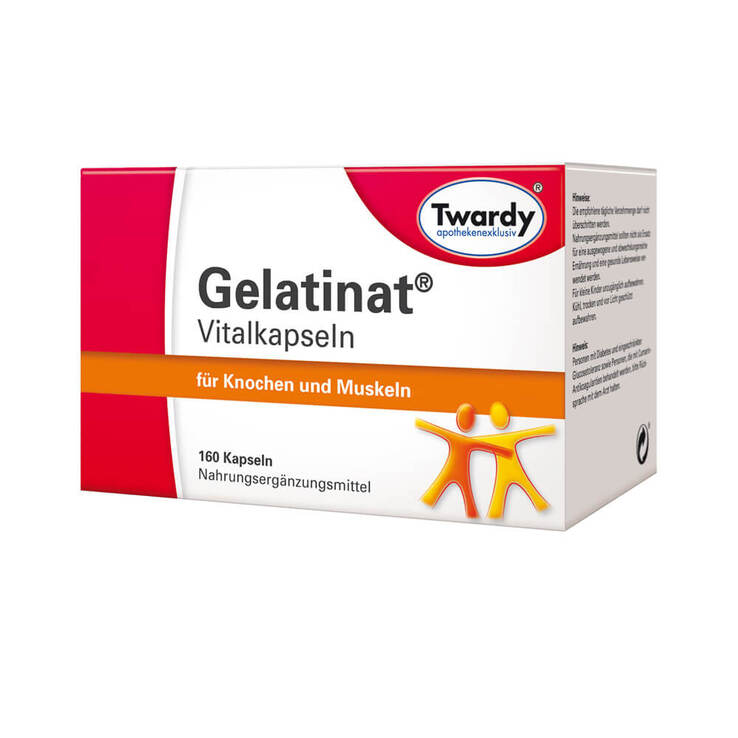Gelatinat Vitalkapseln, 160 St