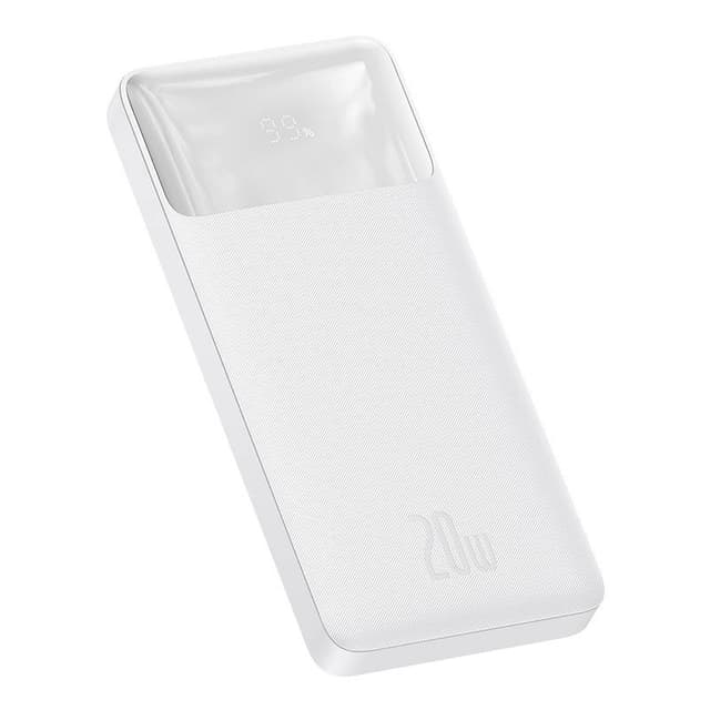 Powerbank Baseus Bipow 10000mAh, 20W (hvid)