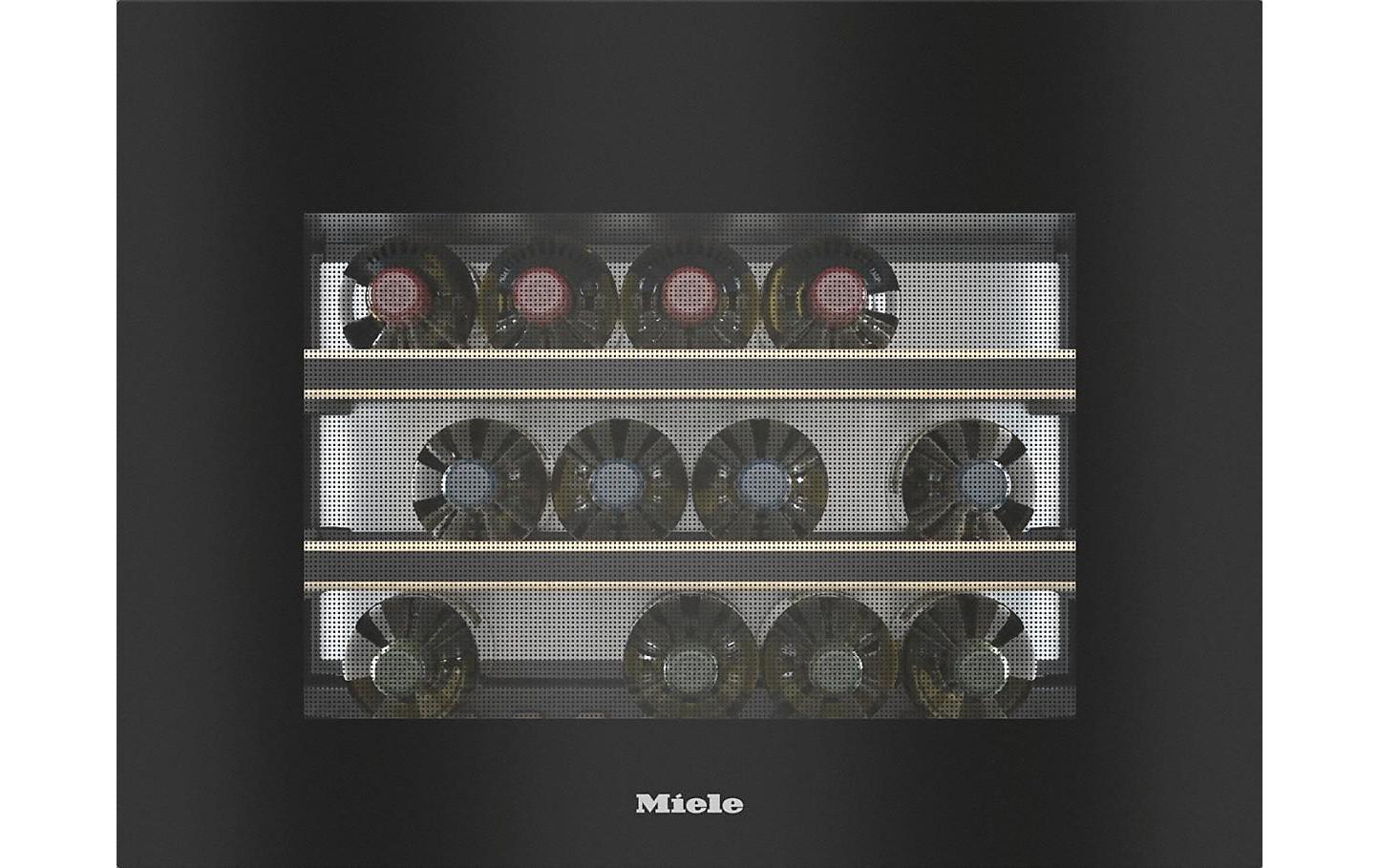 Einbauweinkühlschrank KWT 7112 iG Schwarz, Unten<br>Einbau-Weinschrank