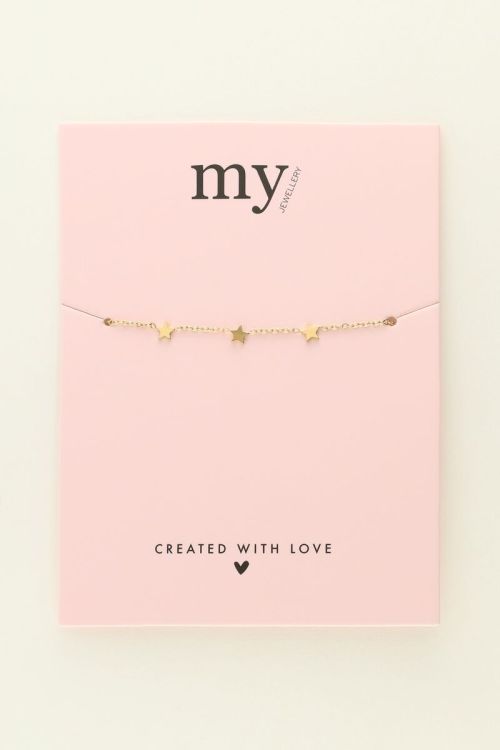 Graduation armband drie sterretjes