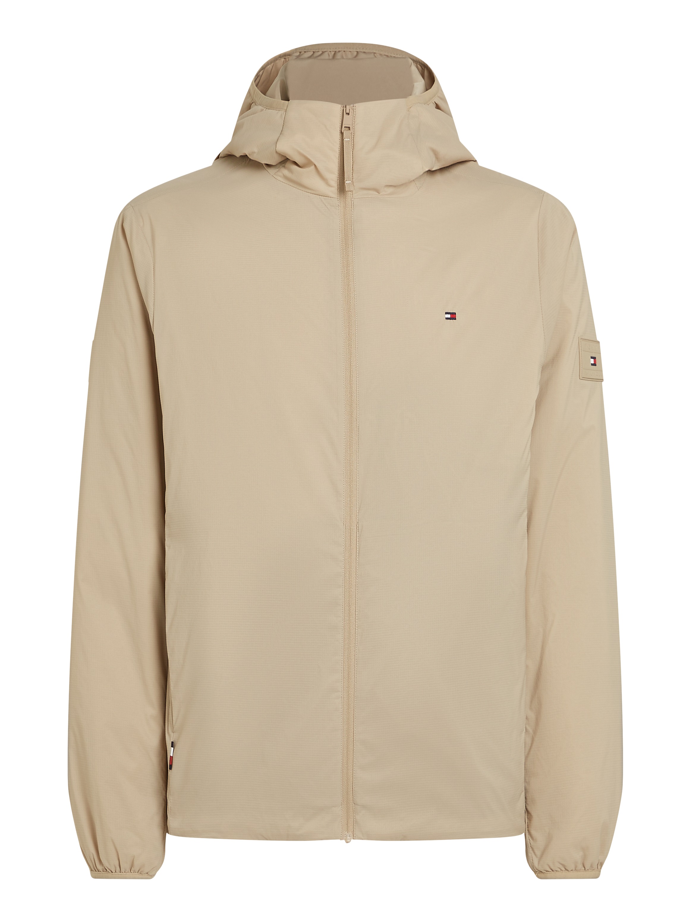 Tommy Hilfiger Kurzjacke »TECH PACKABLE HOODED JACKET« mit Kapuze mit Logostickerei