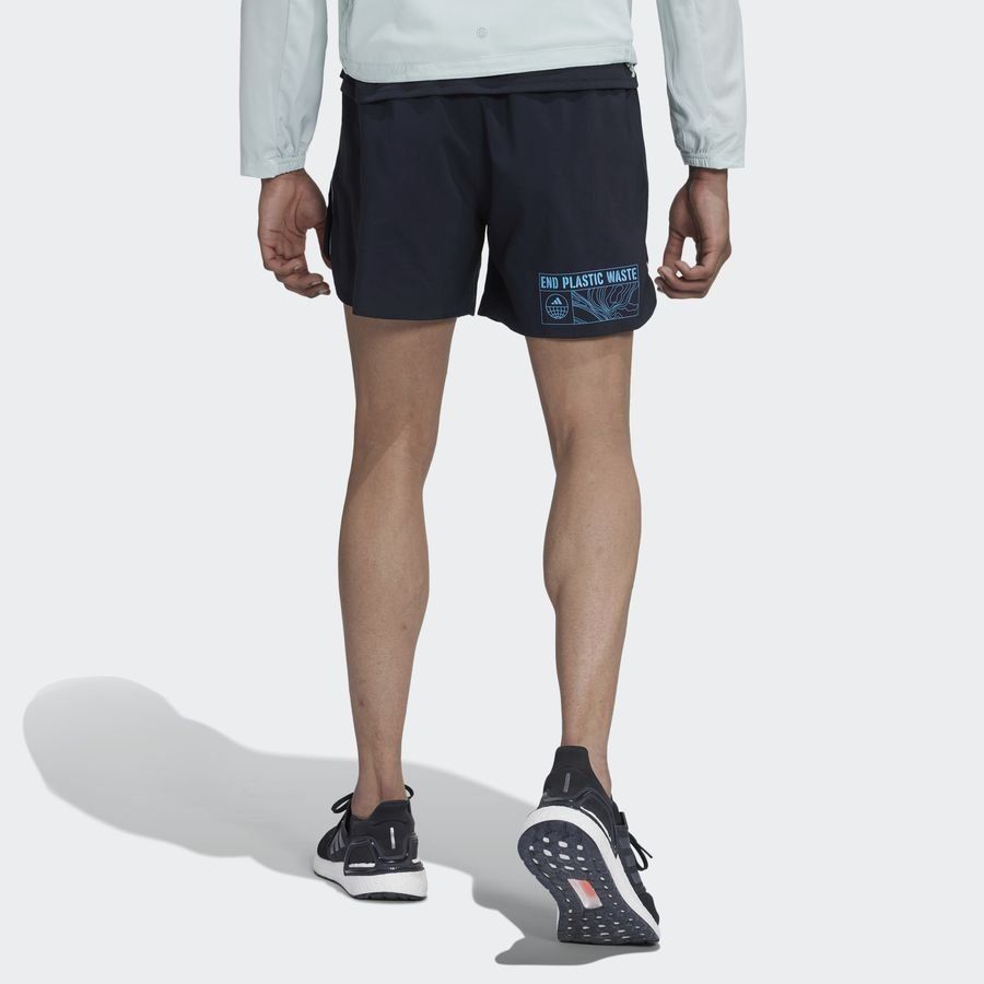 adidas Short Designed 4 Running - Noir/Bleu
