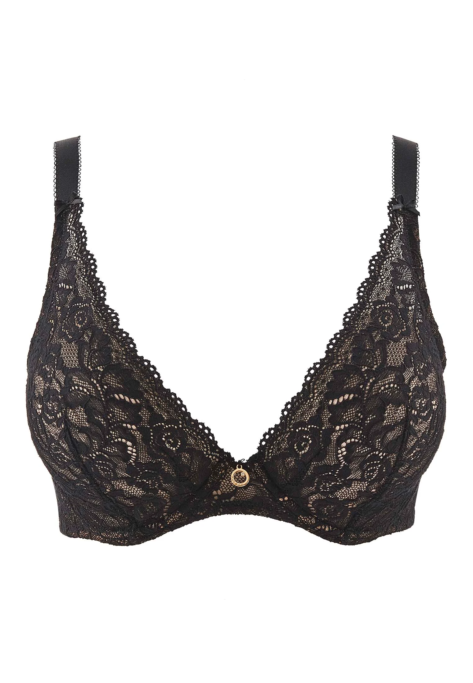ROSESSENCE - Soutien-gorge triangle avec armatures confort | Noir