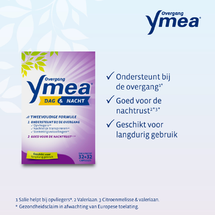 Ymea Overgang Dag & Nacht Capsules 64CP