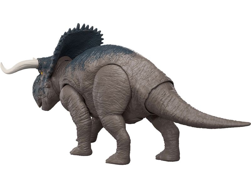 Mattel Jurassic World Wild Roar Nasutoceratops Interaktive Dinosaurierfigur