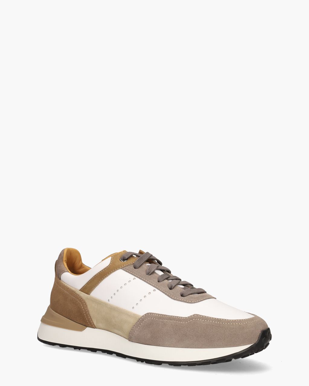 Magnanni 24454 Wit/Bruin Herensneakers