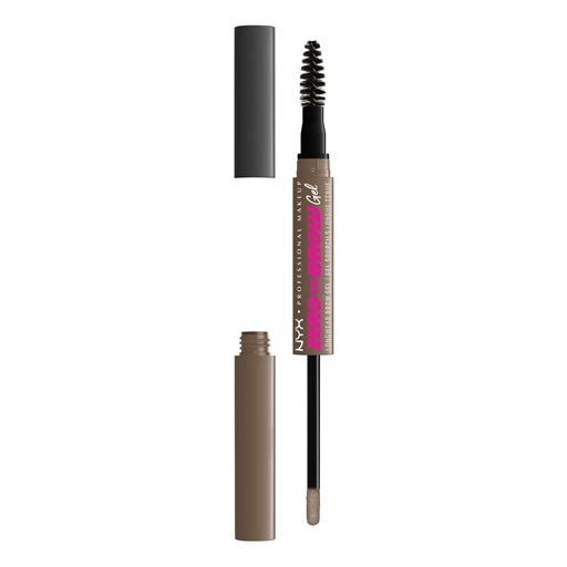 NYX Professional Makeup Zero To Brow Longwear Brow Gel, 05 Ash Brown
