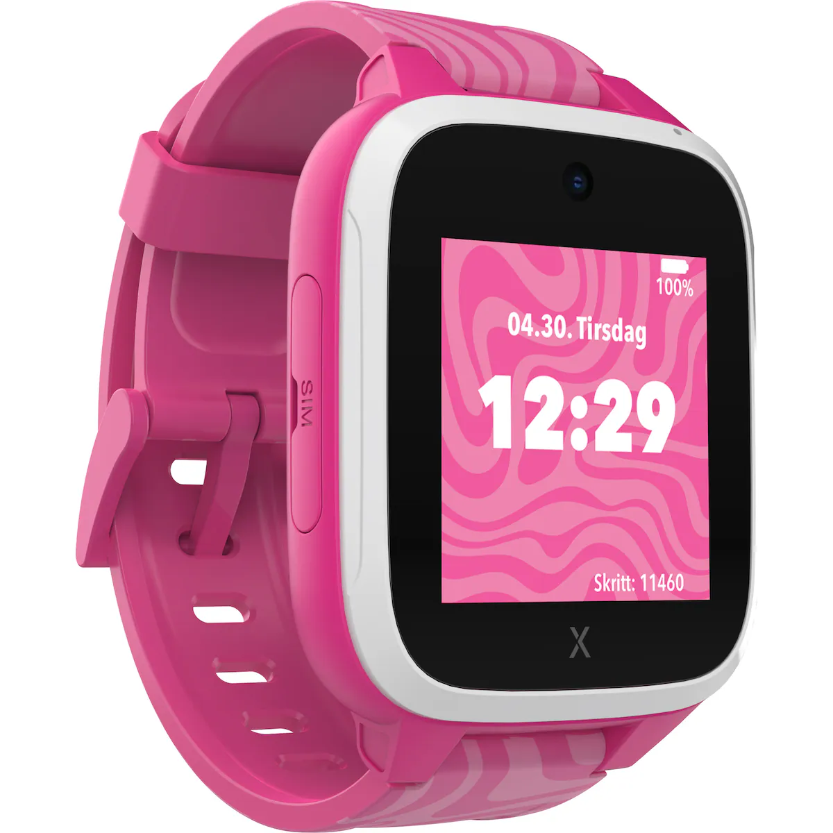 Xplora XGO3 XConnect Gen2 smartklokke for barn med SIM-kort (rosa)