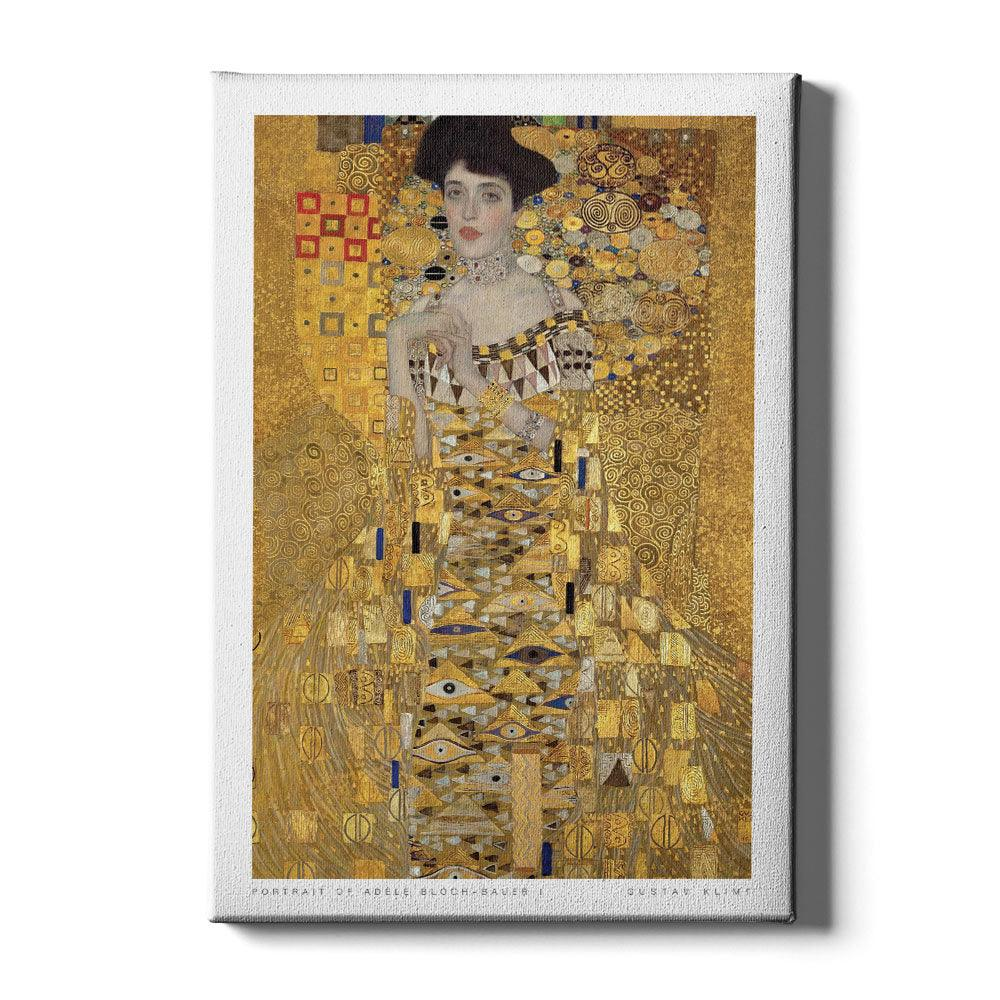 Walljar canvas schilderij - Gustav Klimt - Portret Van Adèle Bloch-Bauer I Canvas schilderij - 50 x 70 cm