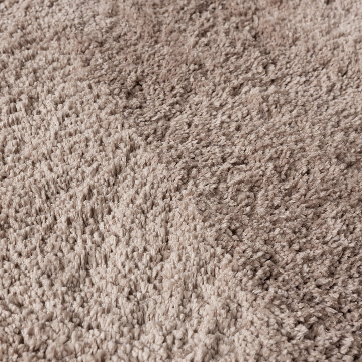 Wasbaar hoogpolig vloerkleed - Ziggy Beige | Warm