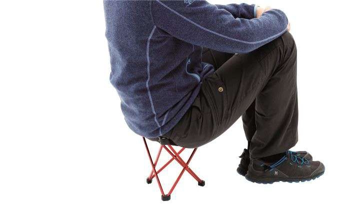 Robens Geographic Klapphocker silber grau