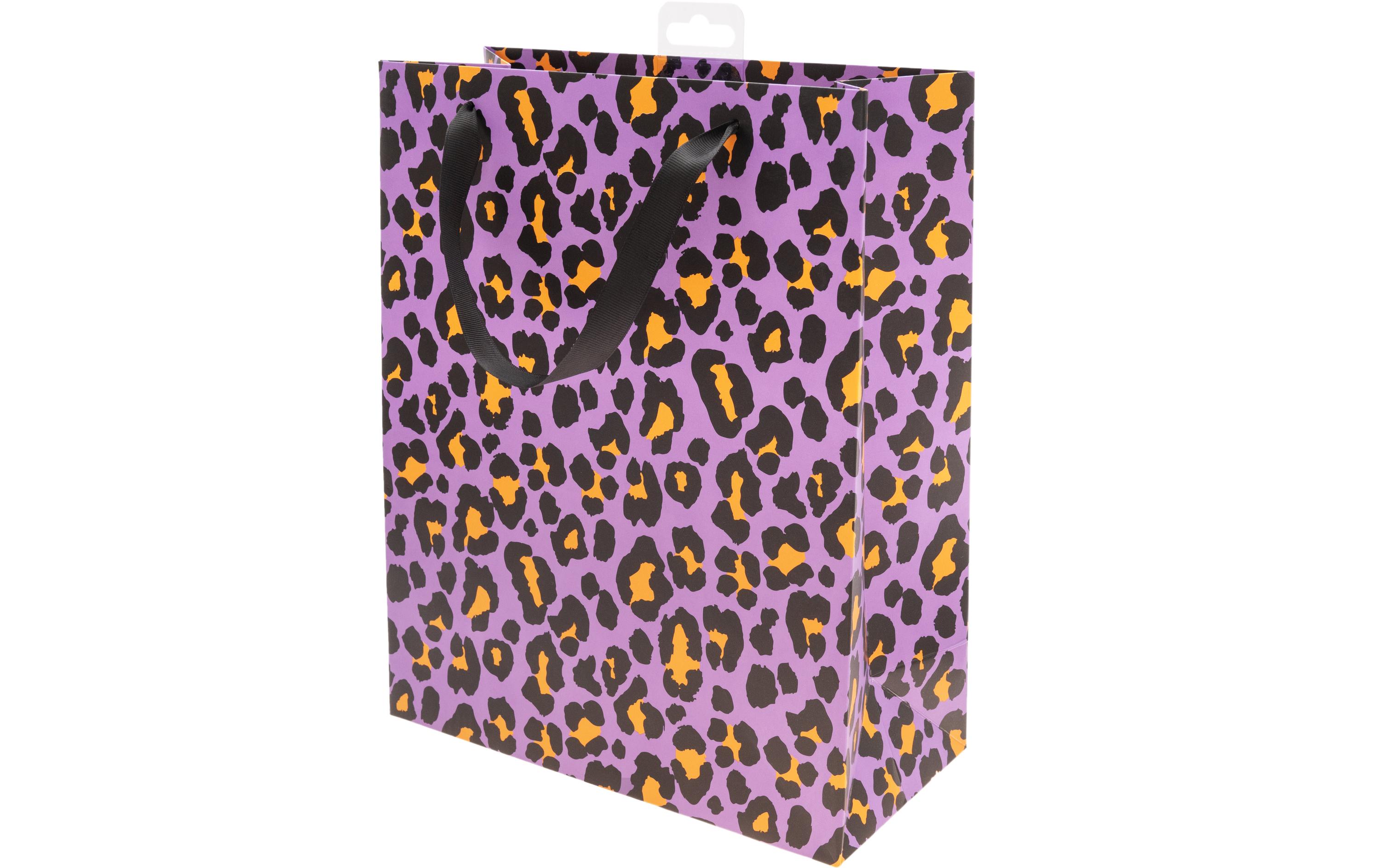 Geschenktasche Leo 1 Stück, Gelb/Rosa, 26 x 32 x 12 cmPapiertaschen für tolle Geschenke