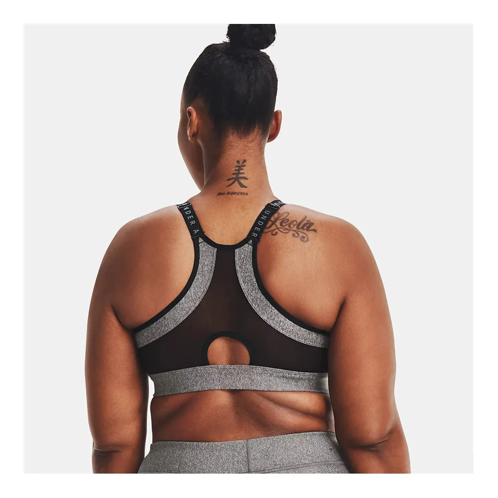 Under Armour INFINITY LOW HTR COVER - Brassière Femme gray