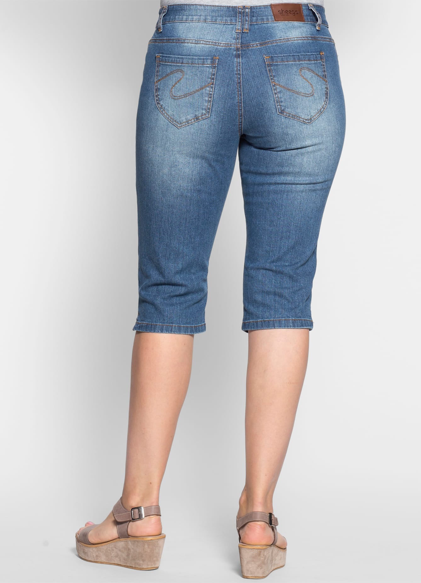 Sheego Caprijeans 1 Stk. tlg.